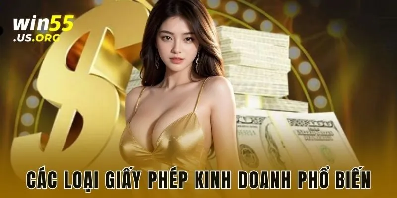 Các loại giấy phép kinh doanh phổ biến